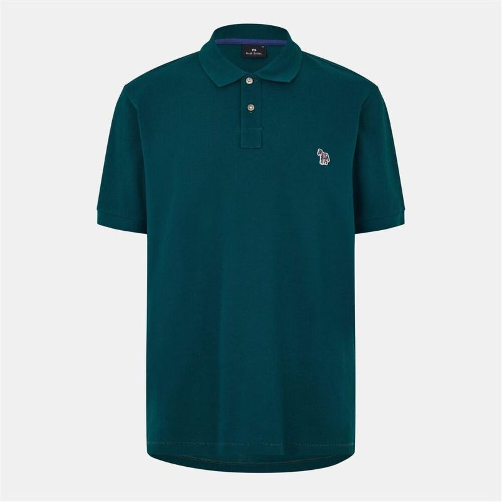 Paul Smith Mens Zebra Regular Polo Shirt / Dark Blue